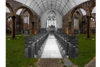 Historical photograph embedded into interactive panorama